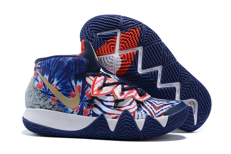 2020 Nike Kyrie S2 Hybrid Tie-Dye White Blue Red